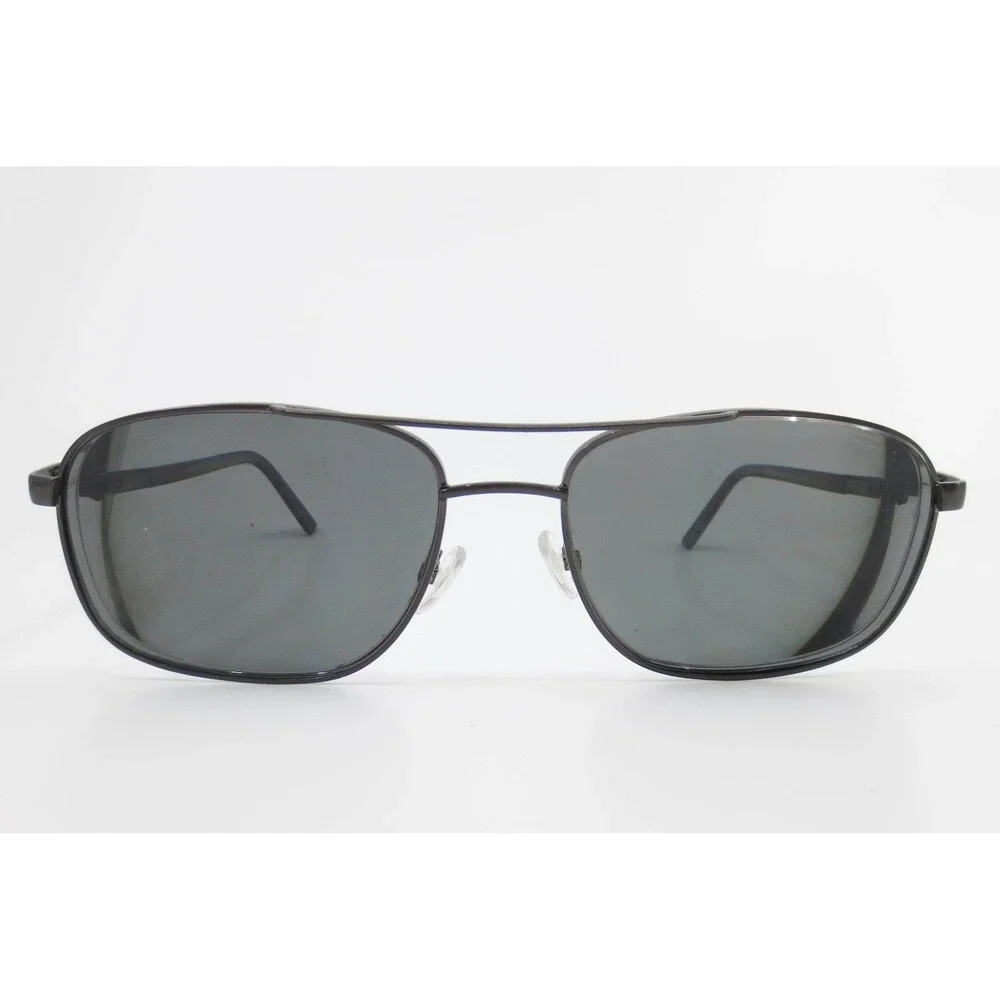 Kirkland Signature Brookhaven Sunglasses Gunmetal Black Aviator Frame 60-18-145
